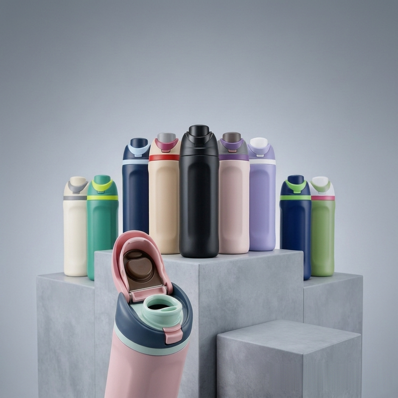 19 oz Dual-Function Straw Bottle