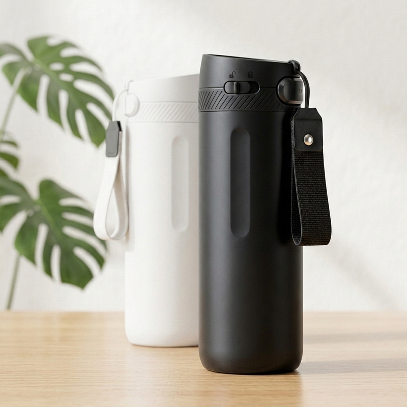 Strap-Carry Thermal Travel Bottle