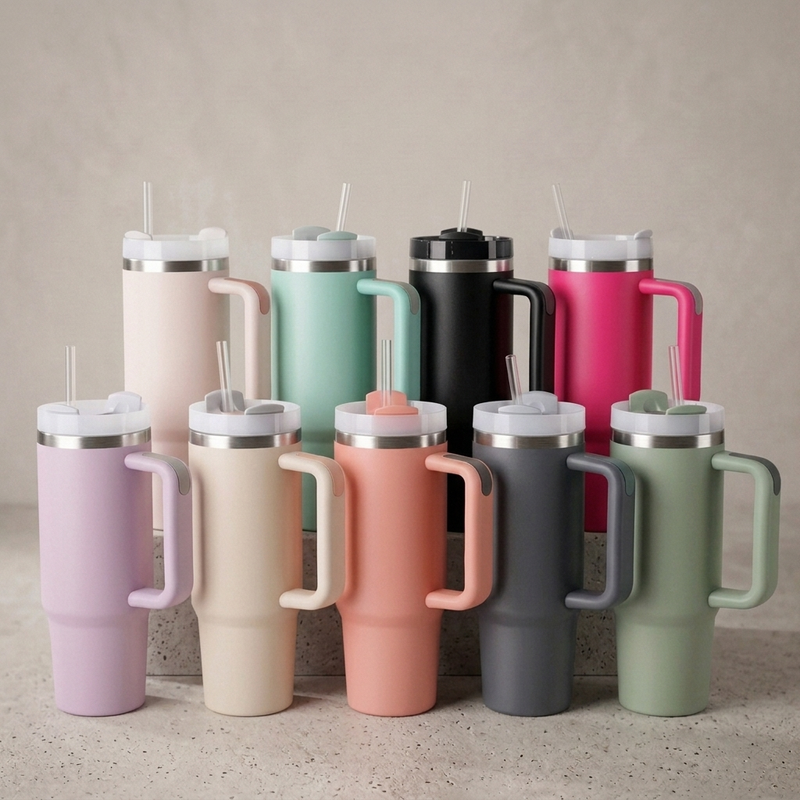40 oz Handle Tumbler