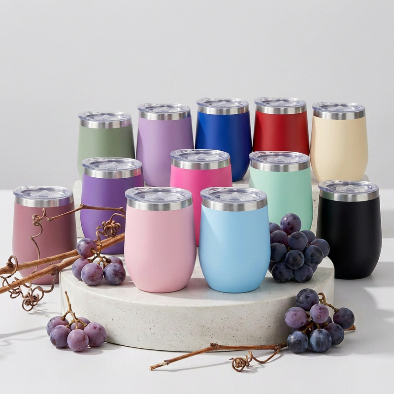 12 oz Stemless Wine Tumbler